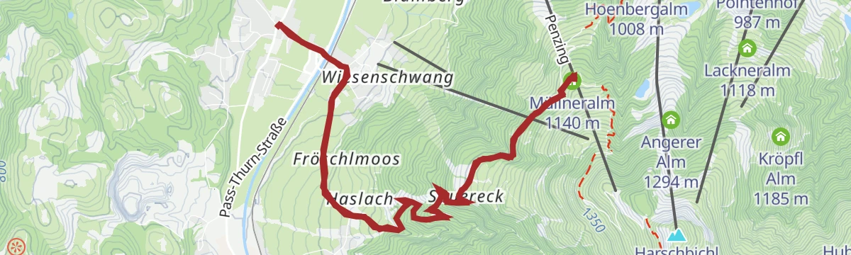 Route map: Müllneralm Runde